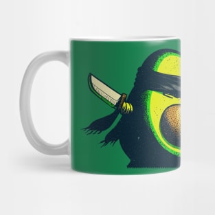 Retro avocado ninja Mug